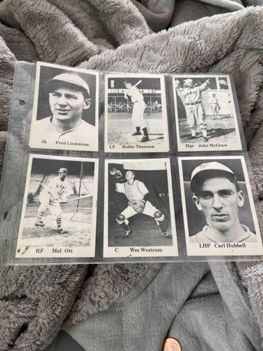 Exhibit Supply Company Baseball Cards