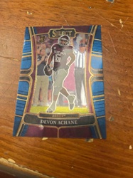 2022 Panini Select Draft Picks Devone Achane Rookie Card