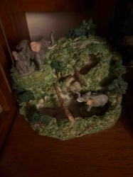 Elephant Family Water Feature / Sculpture