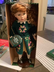 Irish Heritage Collection Porcelain Irish Dancer Doll 'Sinead' (NAN339)