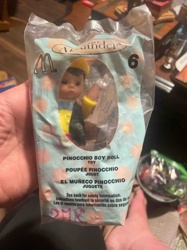 McDonald's Madame Alexander Pinocchio Boy Doll Happy Meal Toy (Sealed)