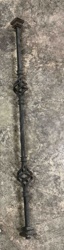 Forged Wrought Iron Baluster with Decorative Cages