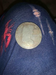 Silver Coin, possibly 18th Century European (Obverse)