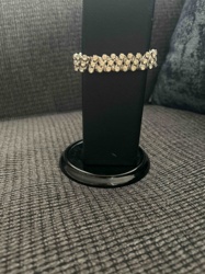 Rhinestone Zigzag Bracelet