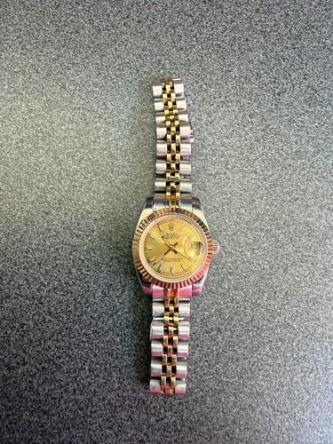 Rolex Datejust Two-Tone Gold and Steel Women's Wristwatch