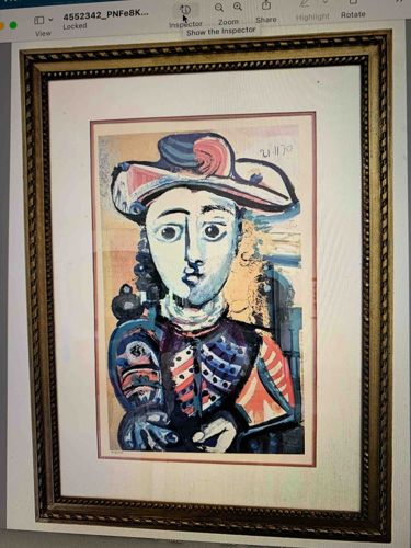 "L'Homme au Chapeau" (Man in a Hat) Print