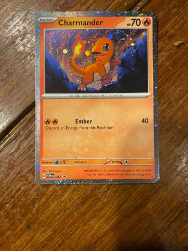 Pokemon Charmander Trading Card (Basic, 70 HP)