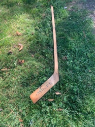 Vintage Wooden Hockey Stick