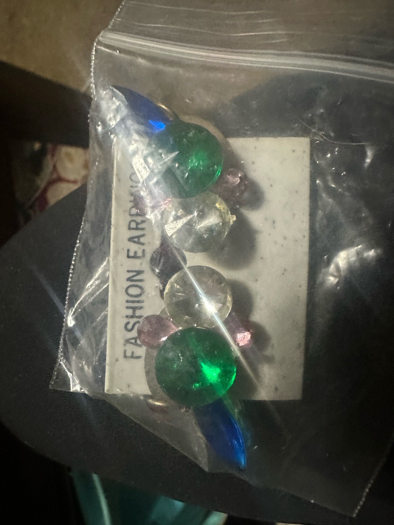 Submitted photo of Costume Jewelry Earrings on Card