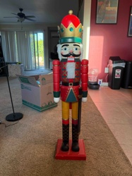 Large Wooden Decorative Nutcracker Figure