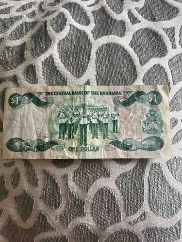 Bahamian One Dollar Banknote (Reverse)