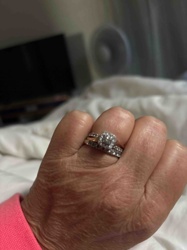 Bridal Ring Set (Engagement Ring and Wedding Band)