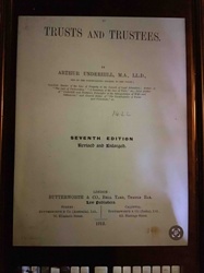 Trusts and Trustees by Arthur Underhill, Seventh Edition, 1912
