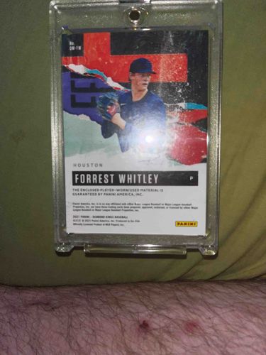 Forrest Whitley 2021 Panini Diamond Kings Baseball Player-Worn/Used Material Card