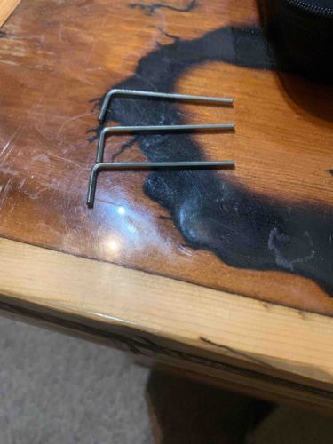 Set of Three Small Hex Keys (Allen Wrenches)