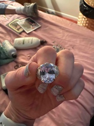 Oval Cut Statement Cocktail Ring