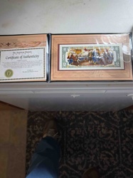 The American Historic 'The Full Color' Framed United States Two-Dollar Bill with Certificate of Authenticity