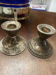 Pair of Gorham Sterling Silver Candle Stick Holders