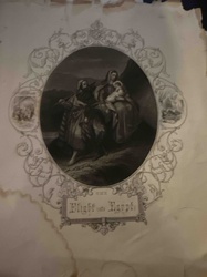 The Flight into Egypt Engraving