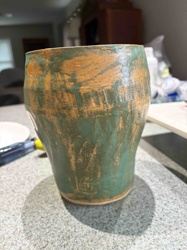 Handmade Rustic Glazed Ceramic Tumbler