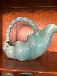 Imperial Glass Free Hand Basket