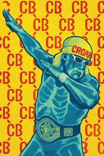 Hulk Hogan 'Dab' Pop Art Graphic