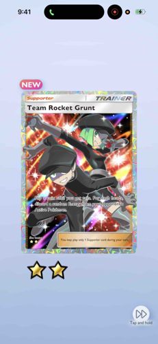 Pokemon TCG Team Rocket Grunt Full Art Supporter Trainer Card