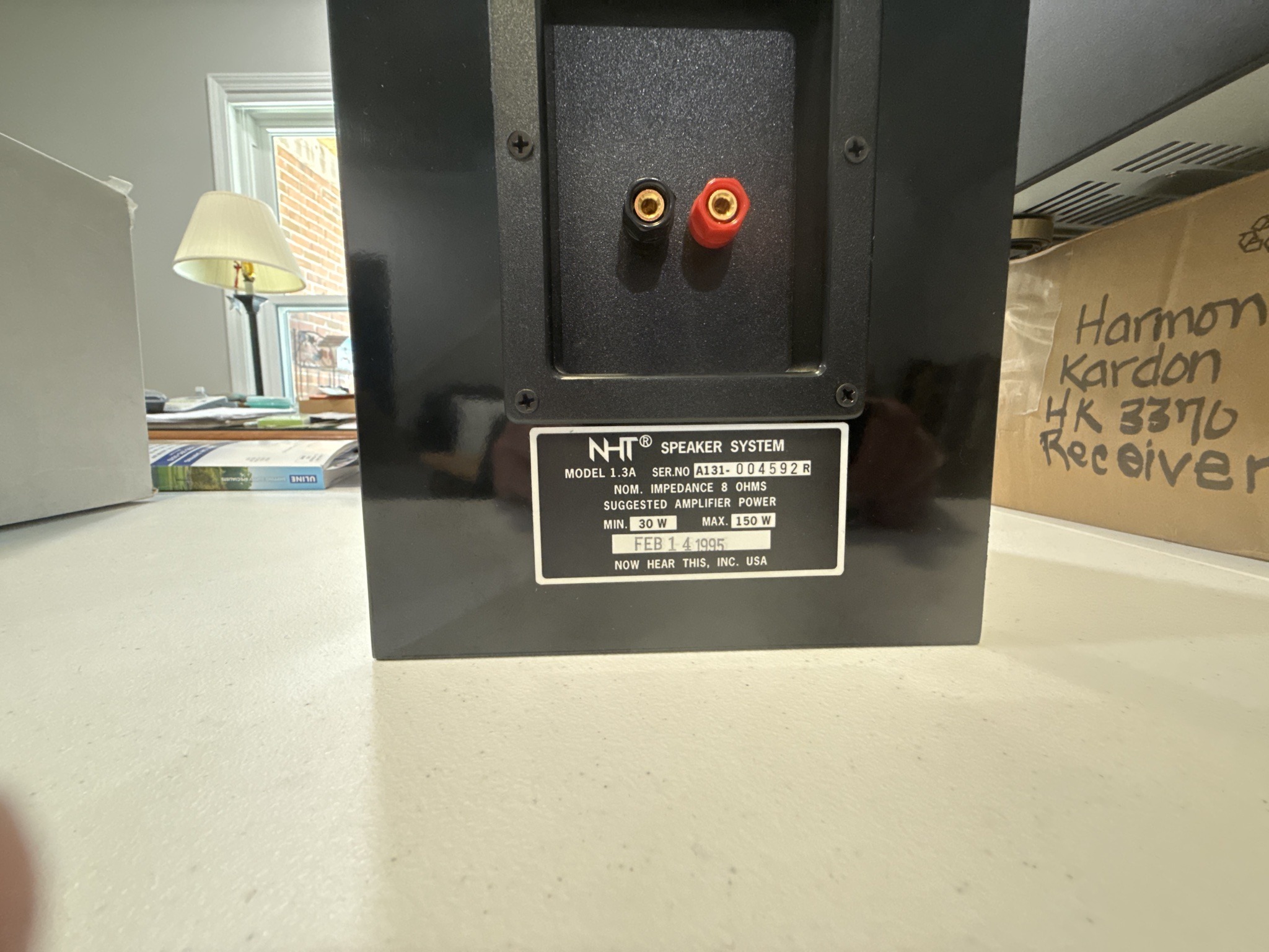 Submitted photo of NHT Model 1.3A Speaker System (not authenticated)