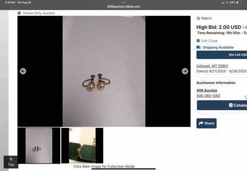 Vintage Cream Pearl Clip-On Earrings