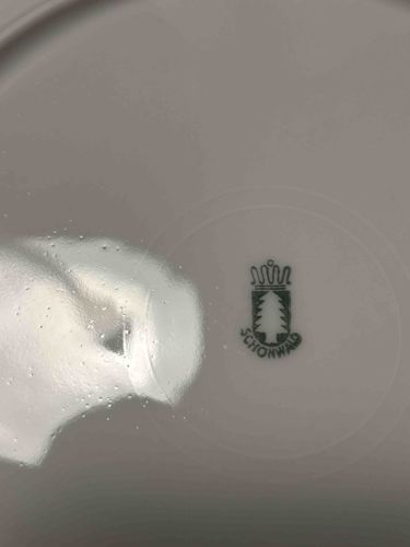 Schönwald Porcelain Plate with Maker's Mark