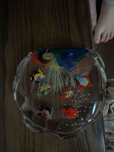 Murano Glass Aquarium Art Bowl