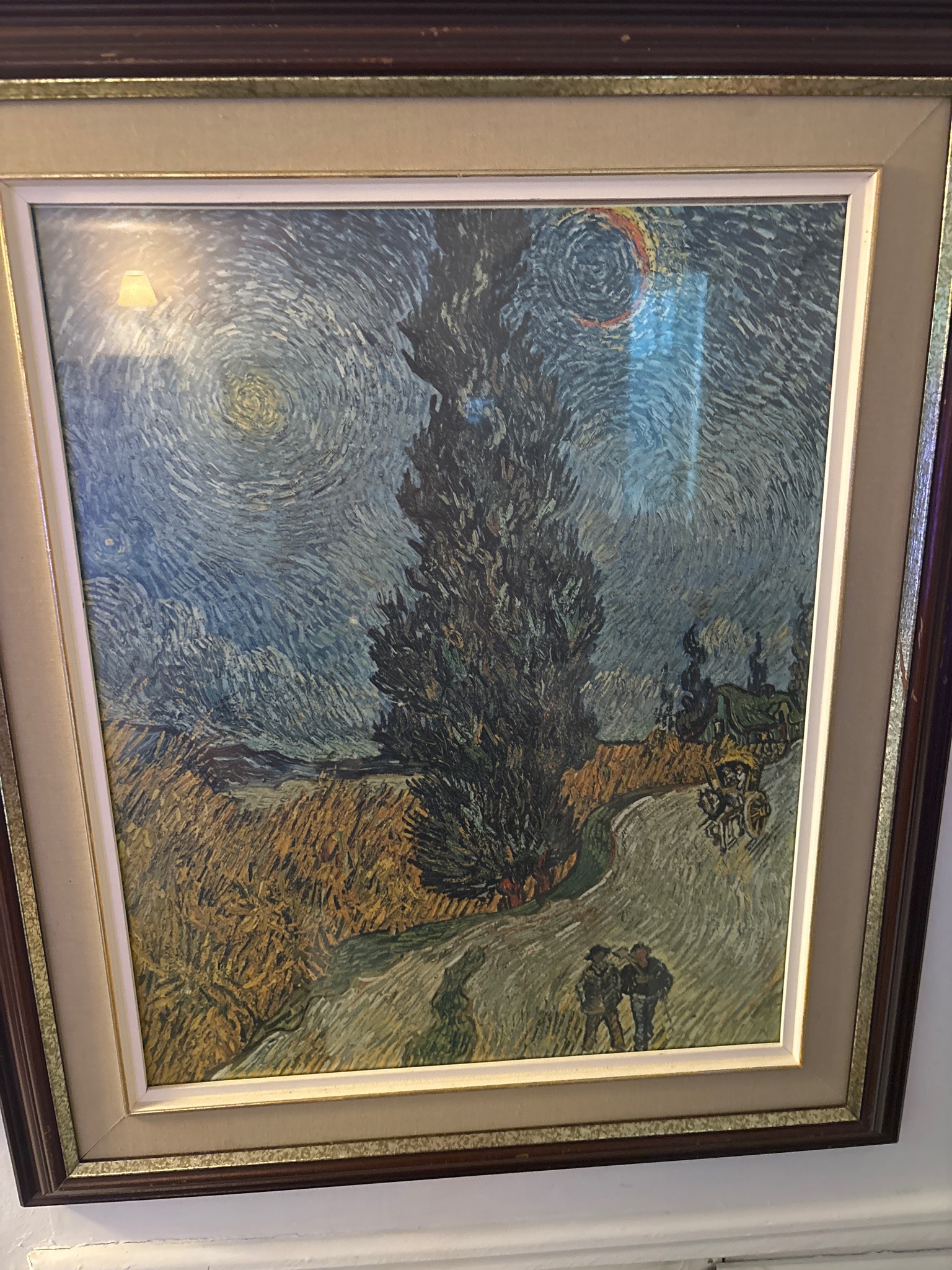 Submitted photo of Framed print after Vincent van Gogh