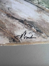 Signed Art Print, "Winter Stream" by C. Roman