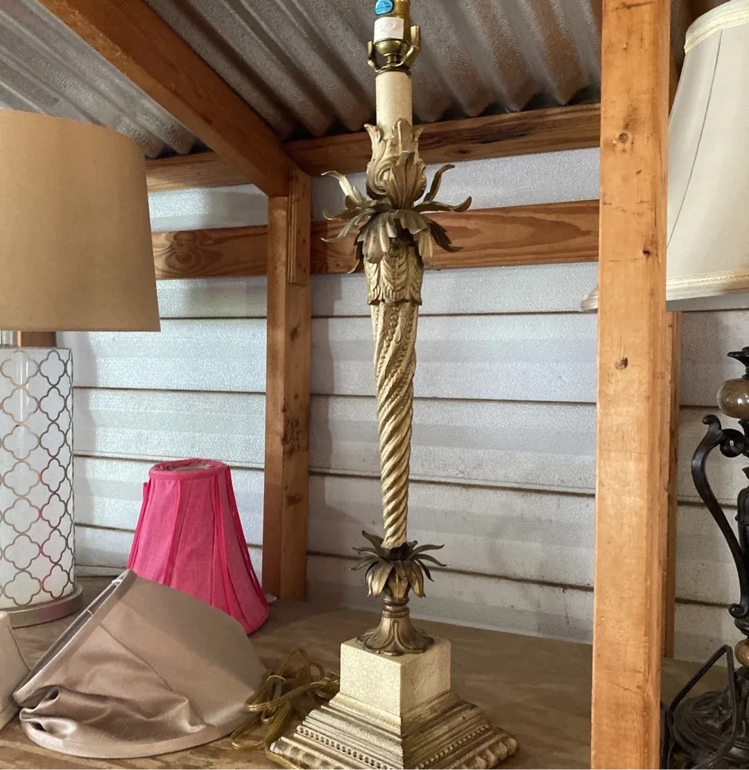 Submitted photo of Gilt metal table lamp base