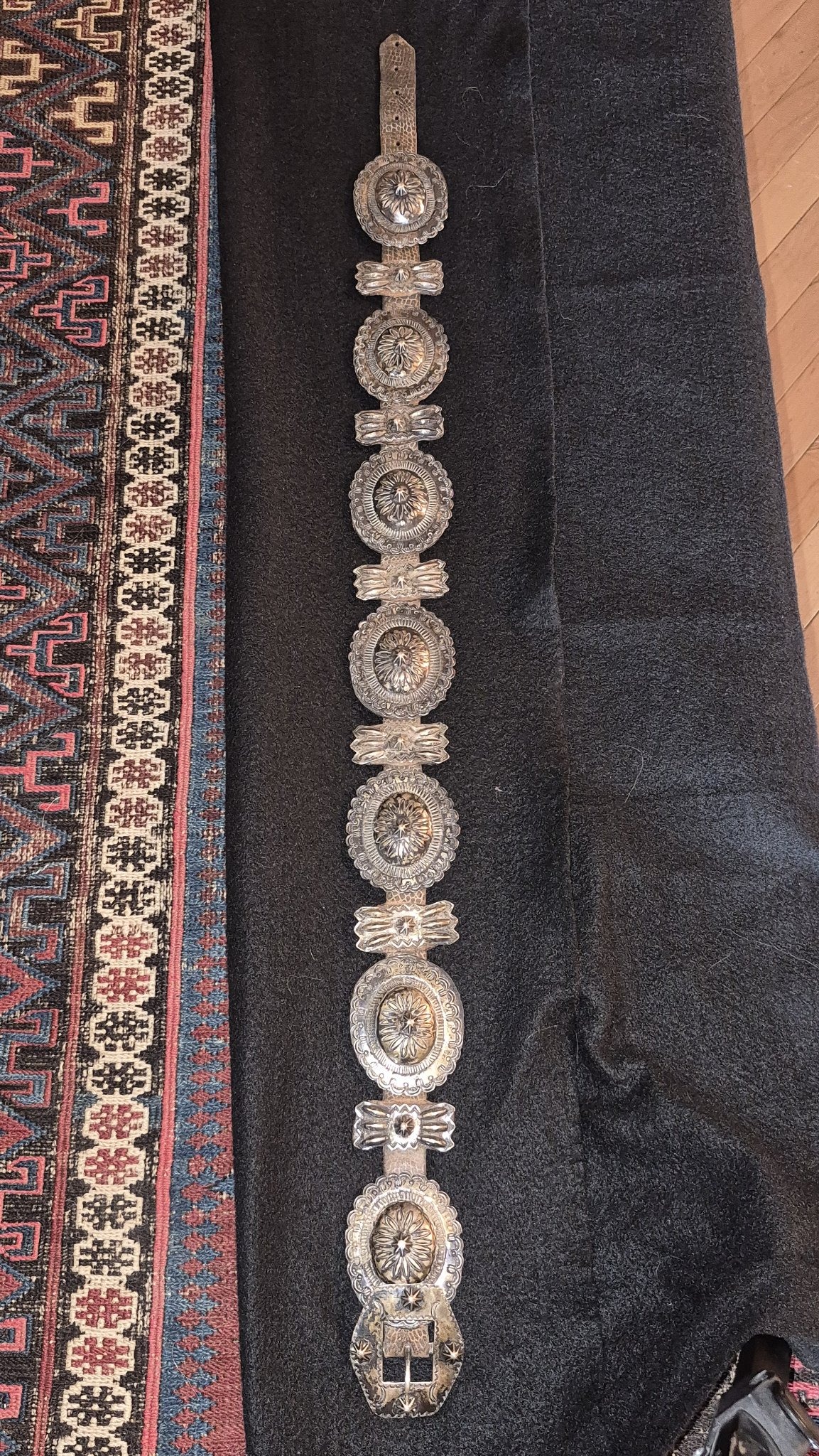 Submitted photo of Native American style concho belt (not authenticated)