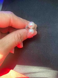 Two-Pearl Bypass Ring