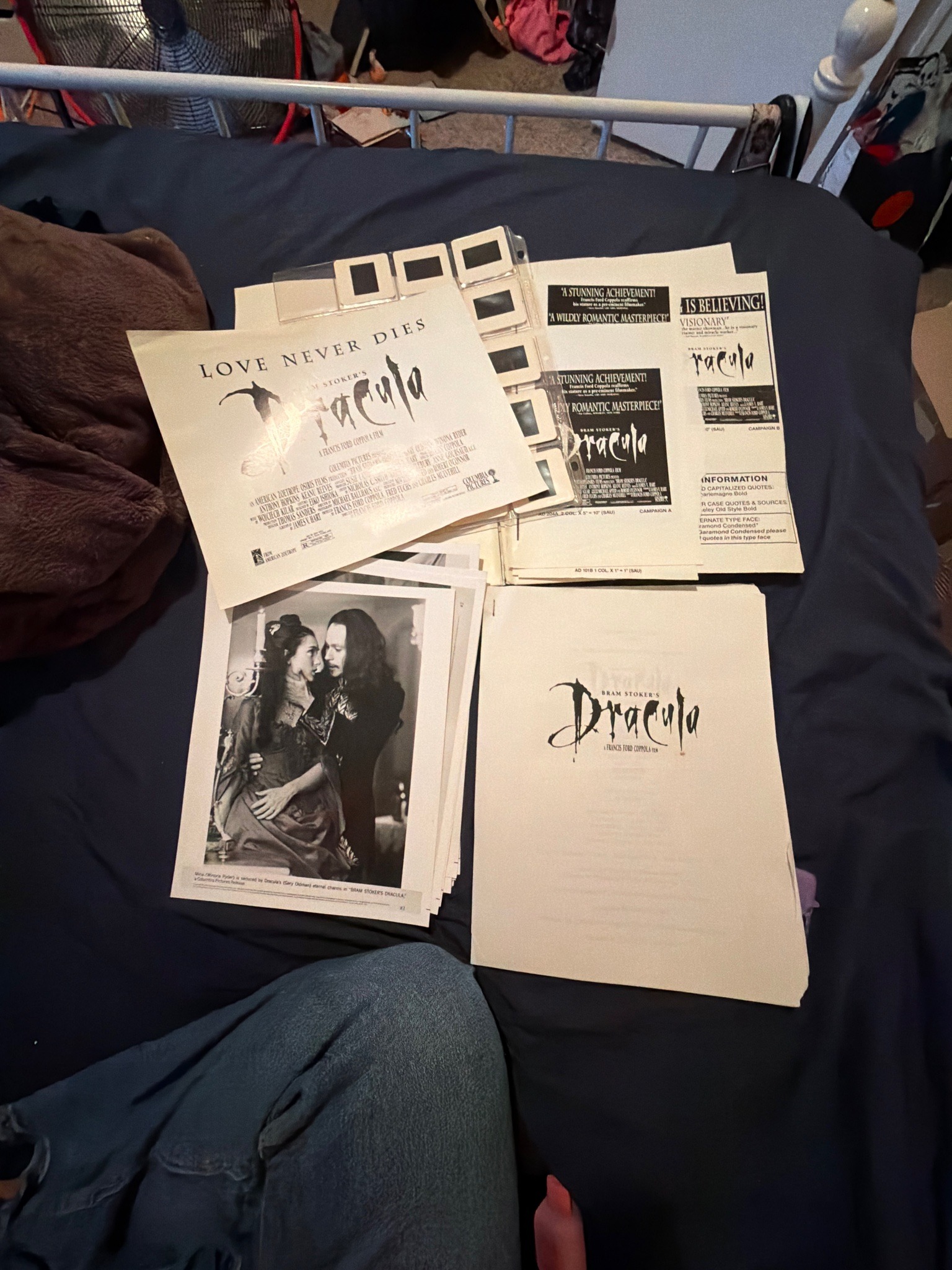 Submitted photo of Bram Stoker's Dracula Press Kit and Promotional Materials (unauthenticated)
