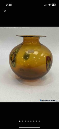 Royal Glass Italian Art Glass Vase