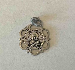 Religious Medal (Virgin Mary and Infant Jesus)