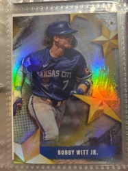 Bobby Witt Jr. Topps Holographic Baseball Card