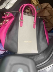 Armani Jeans Tri-Color Tote Handbag