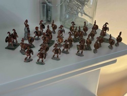 Collection of Ancient Greek/Roman Soldier Miniature Figurines