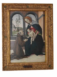 Madonna and Child with Saint Francis