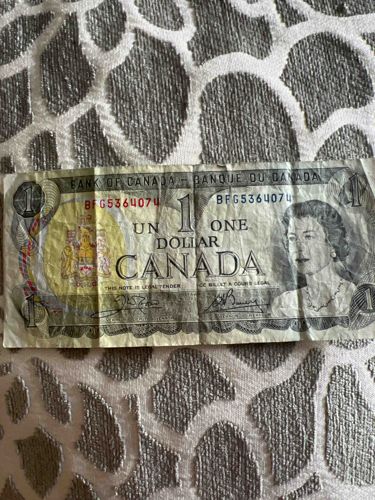 Canadian One Dollar Bill (1973 'Scenes of Canada' Series)
