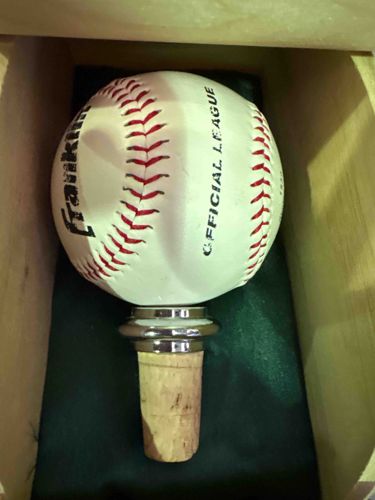 Baseball Novelty Bottle Stopper