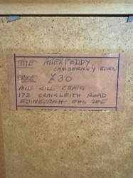 Artwork Information Label: Aberfeddy Camserney Burn