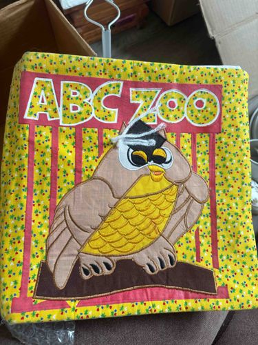 Hand-Stitched 'ABC Zoo' Quiet Book