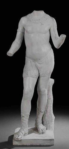 Neoclassical Marble Sculpture by James Henry Haseltine