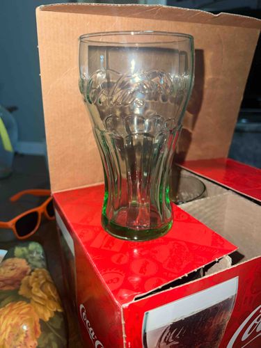 Coca-Cola Contour Embossed Drinking Glass