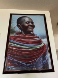 Portrait Painting of an African Woman